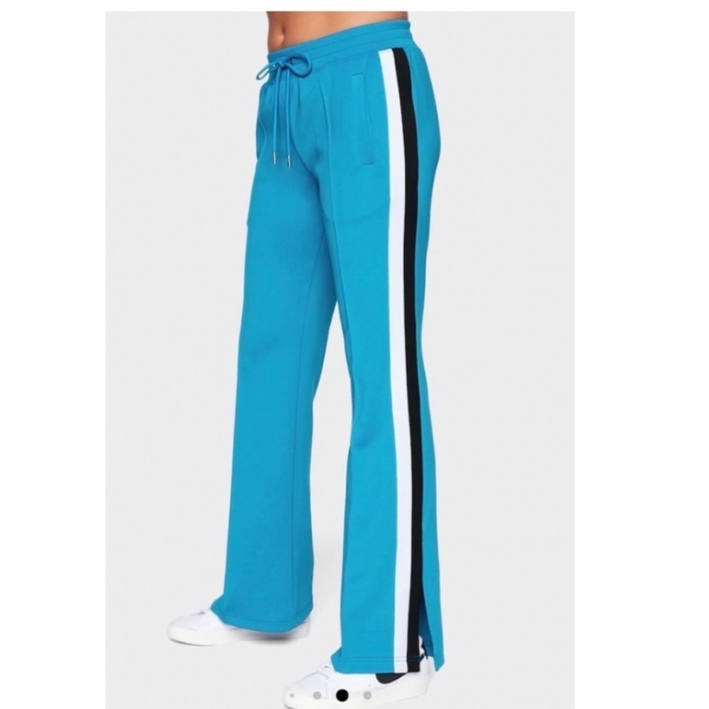 Pam & Gela Colorblock S22 Flare Track Pants.